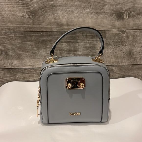 Kadell leather handle purse with detachable strap like new without Tag - Picture 7 of 7